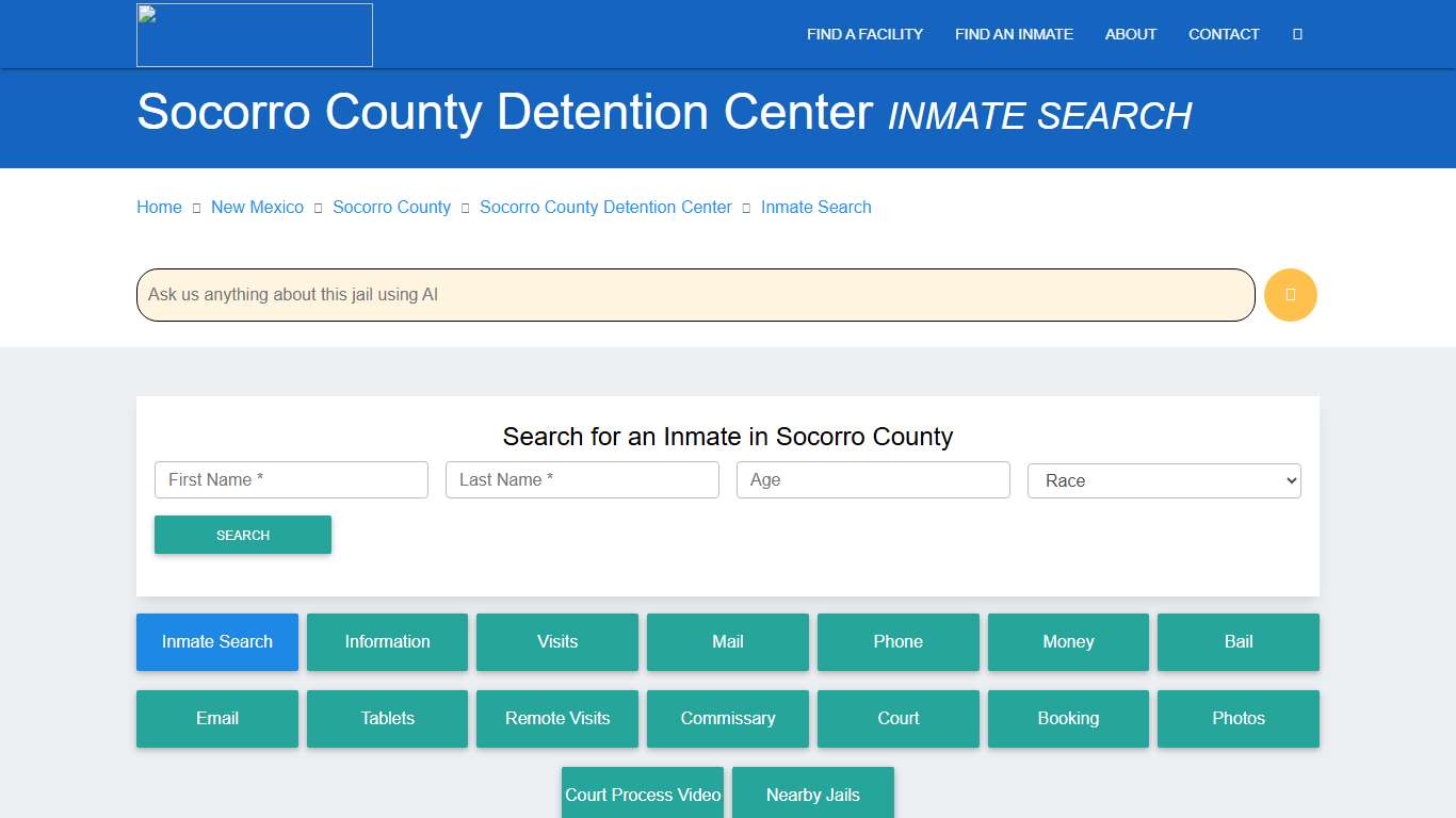 Socorro County Inmate Search & Roster Find Inmates NM